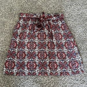 LOFT Medallion Print Mini Skirt